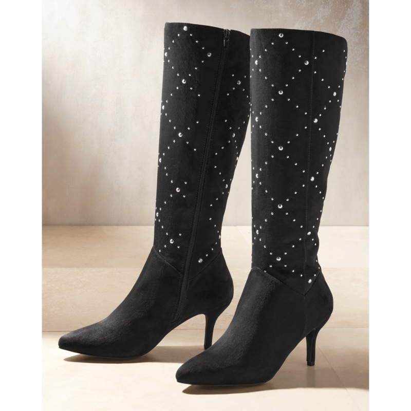 Midnight Velvet Tall Studded Boot - MIDNIGHT VELVET CATALOG