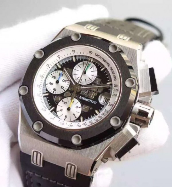 Replica Audemars Piguet JF Royal Oak Offshore Ruben Barrichello Skeleton Dial A3126 - Elite Watch Atelier