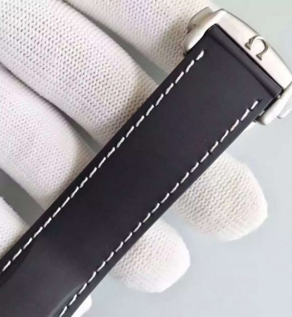 Replica Omega Planet Ocean 600M GMT Black/Silver Bezel Black Dial Rubber Strap A8906 - Top club
