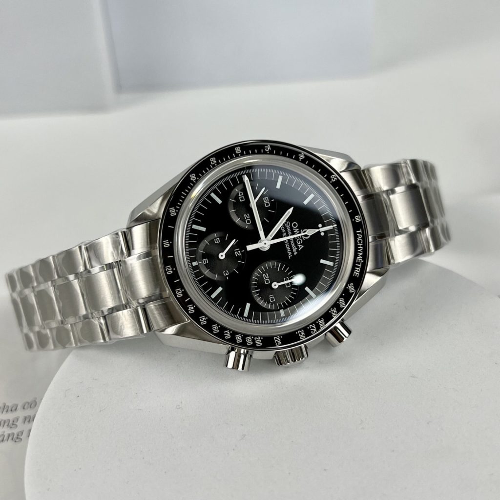 Omega SpeedMaster Moonwatch Chronograph Replica 11 Watches Black Dial 42mm - Top club