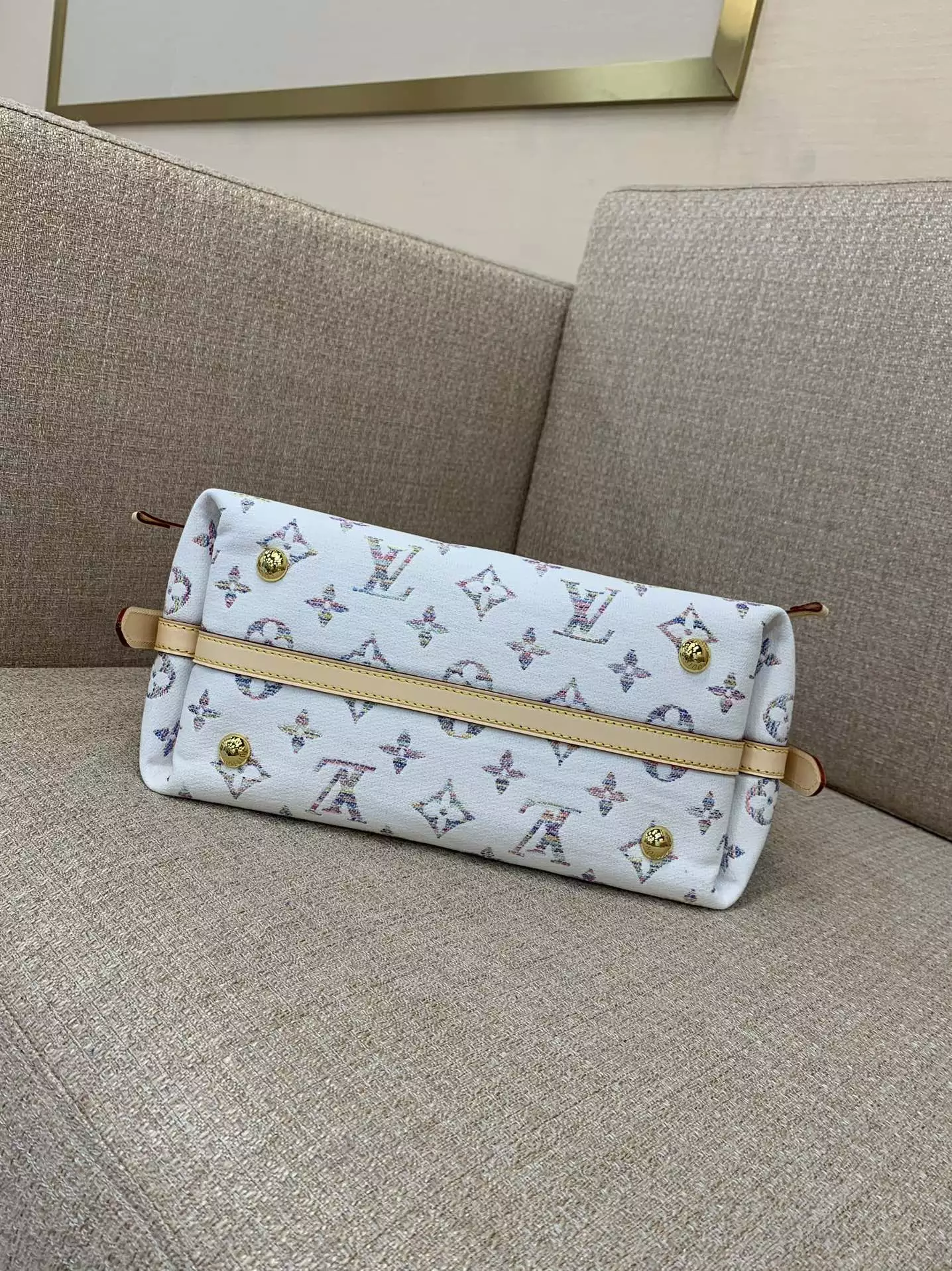 CarryAll PM Multicolor Beige Monogram Jacquard Fabric1:1High-quality replica