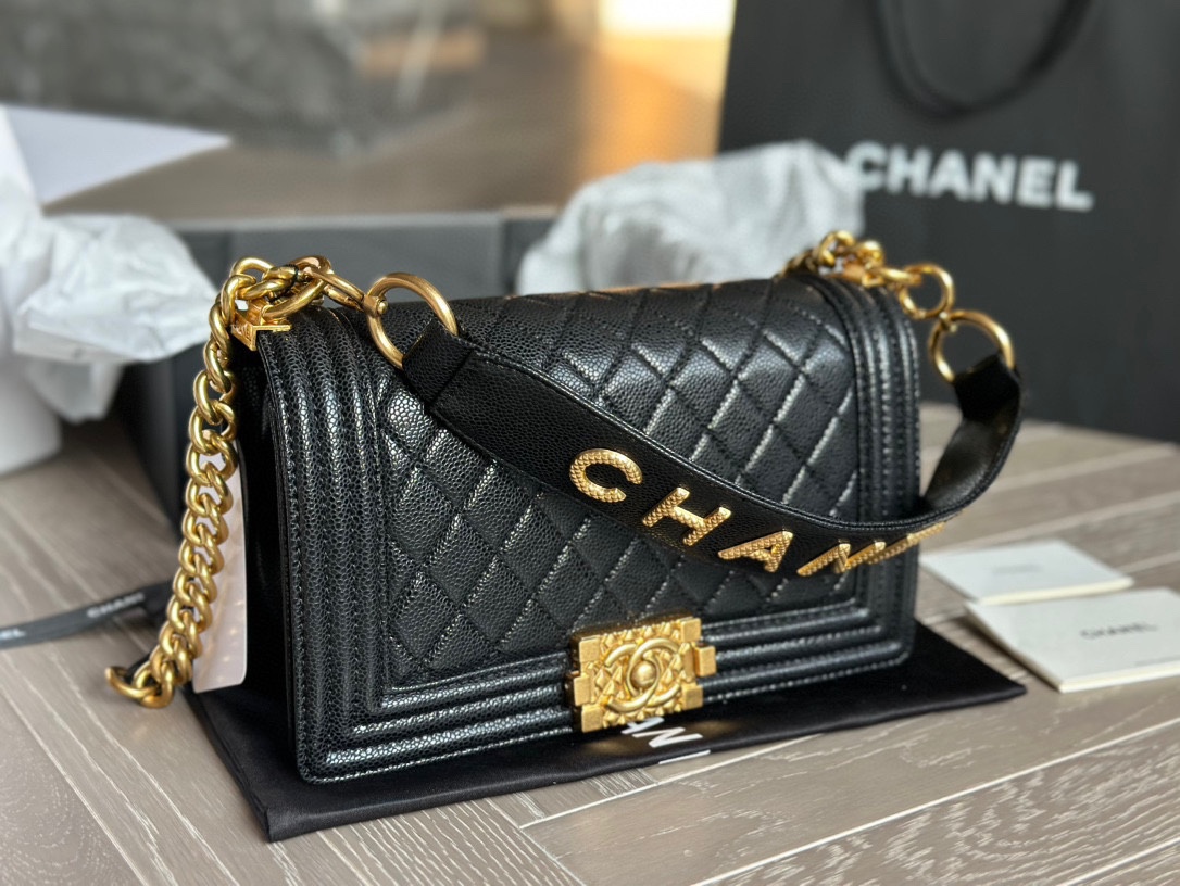 CC leboy20ss 25*15cm Caviar leather1:1High-quality replica