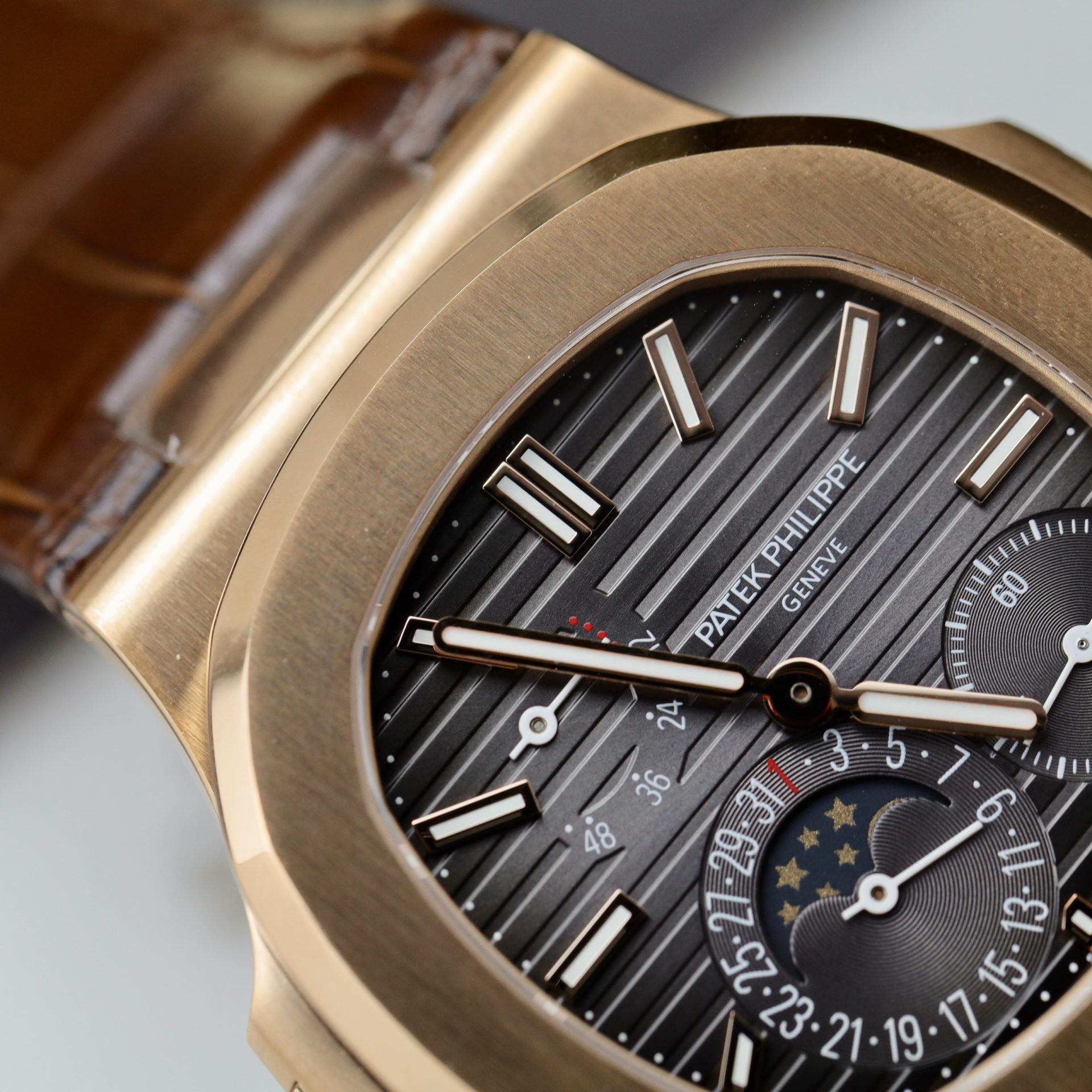 Patek Philippe Replica Watch Nautilus 5712R Rose Gold PPF Factory 40mm - Top club