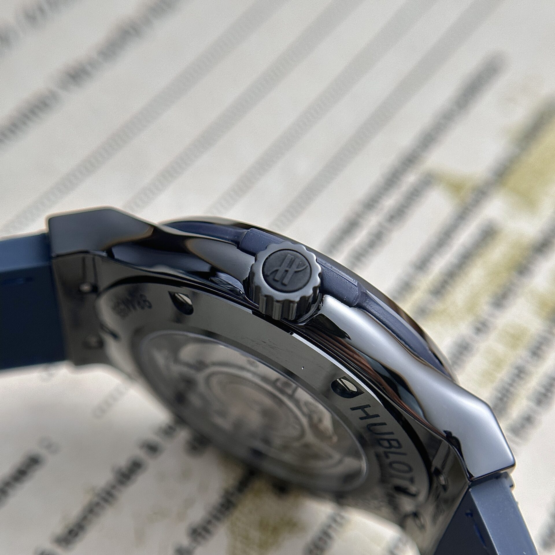 Hublot Classic Fusion Ceramic Blue Best Replica Watch JJZ 42mm - Top club