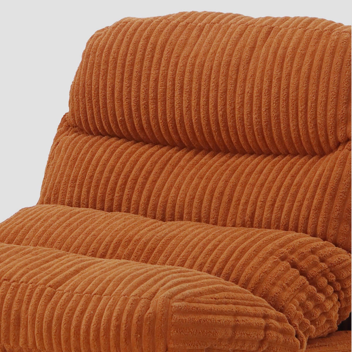 Fotel CORDIVO sztruksowy obrotowy ceglasty 66x71x83 cm