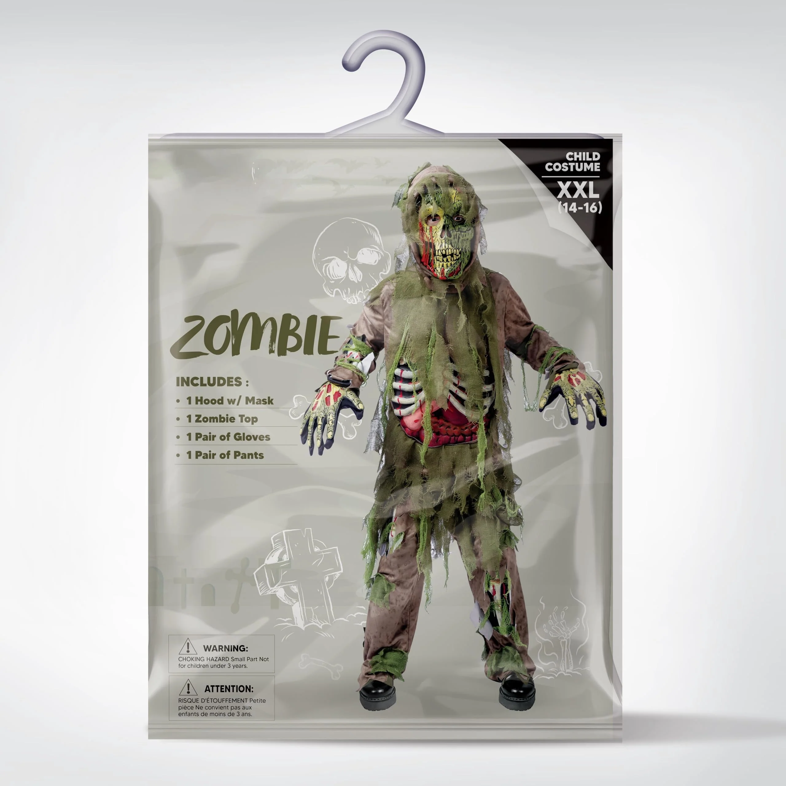 Joyfy Halloween Swamp Skeleton Living Dead Zombie Costume for Boys, Scary Zombie Costume for Kids Halloween Monster Themed Party Dress Up - Image 5 Joyfy Halloween Swamp Skeleton Living Dead Zombie Costume for Boys, Scary Zombie Costume for Kids Halloween Monster Themed Party Dress Up - Image 5
