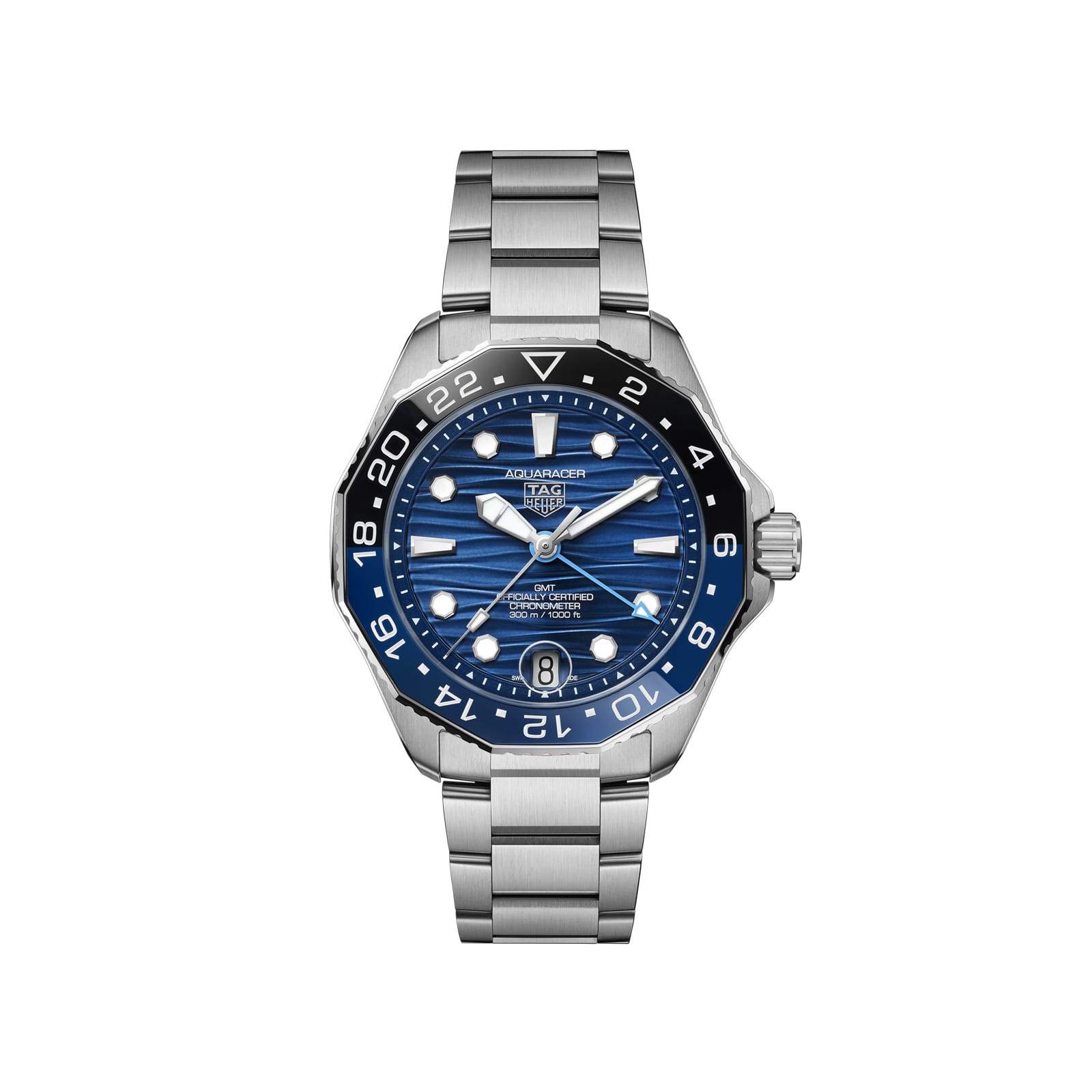 TAG Heuer Replica Watch Aquaracer Professional 300 Gmt Automatic 42 mm Steel(1:1 replica) - Top club
