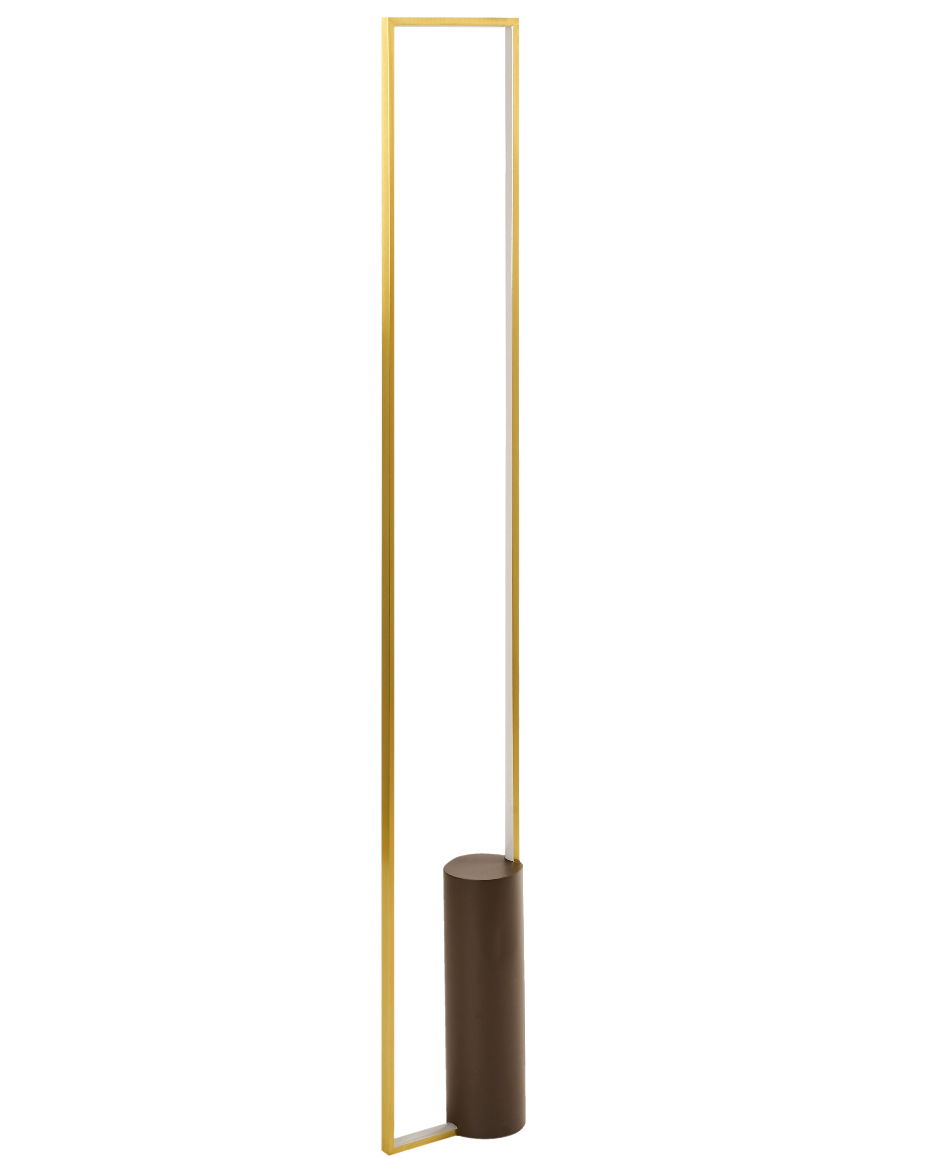 LED Floor Lamp PATRICIO Metal Gold