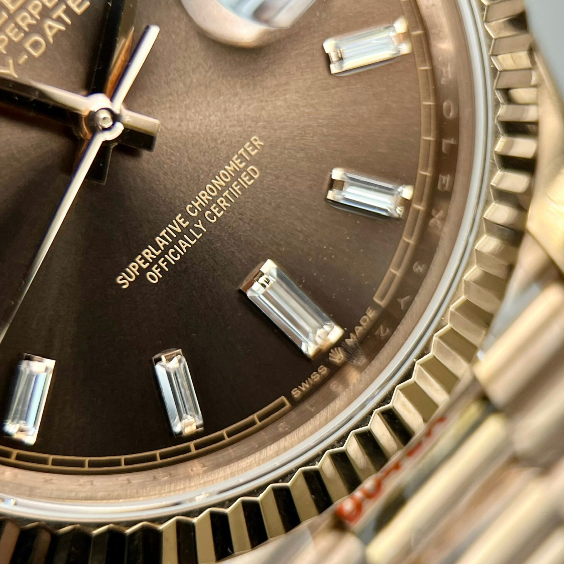 Rolex Day-Date 228235 Best Replica Watch Chocolate Dial GM Factory 40mm - Top club