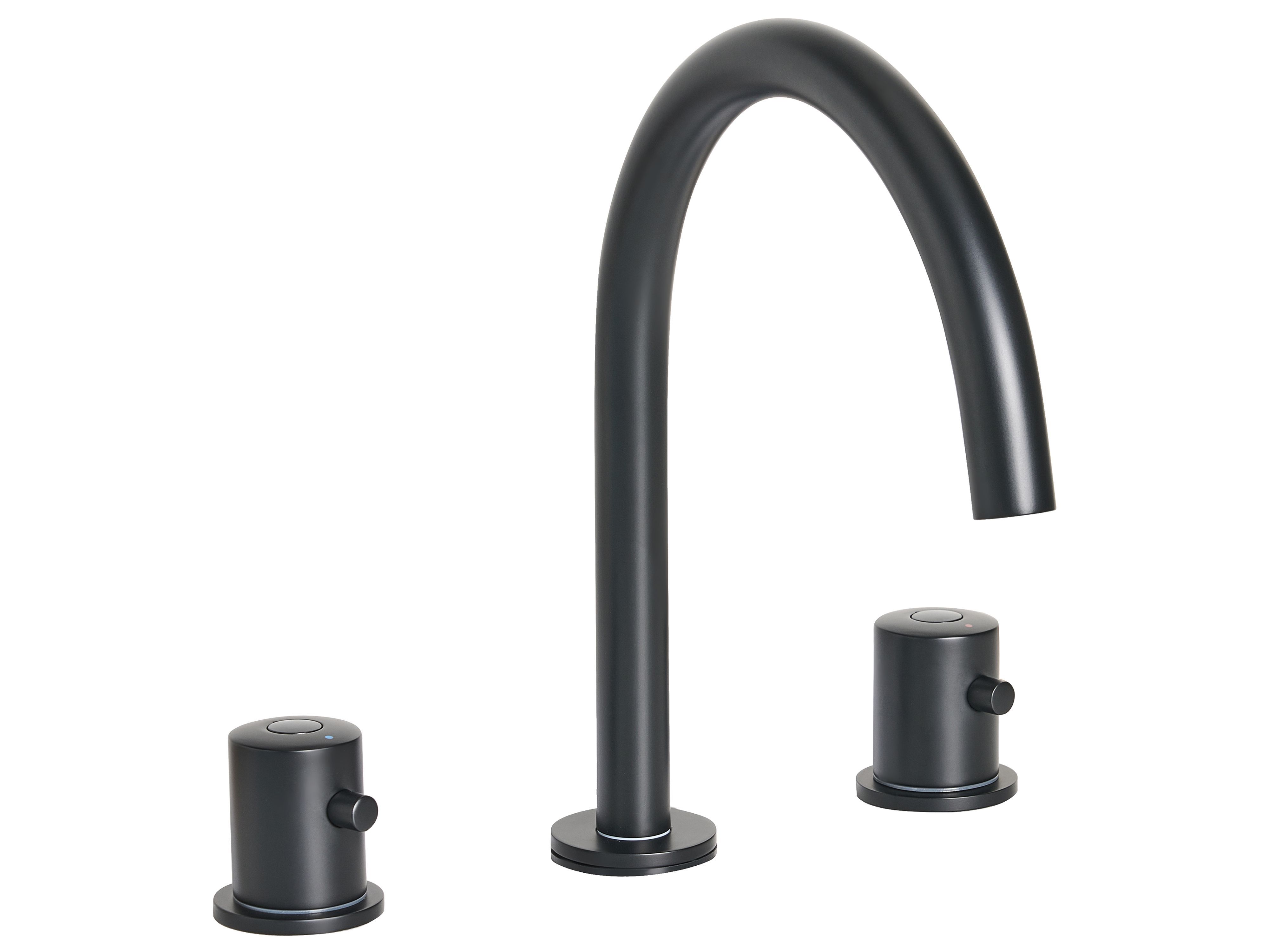 Basin Mixer Tap PILCOMAYO Brass Black