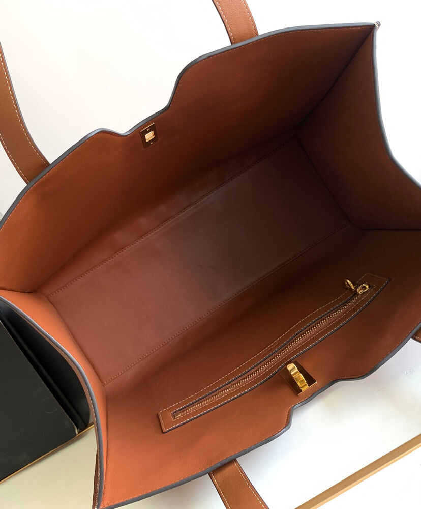 Celine Cabas 16 In Smooth Calfskin Coffee1:1High-quality replica