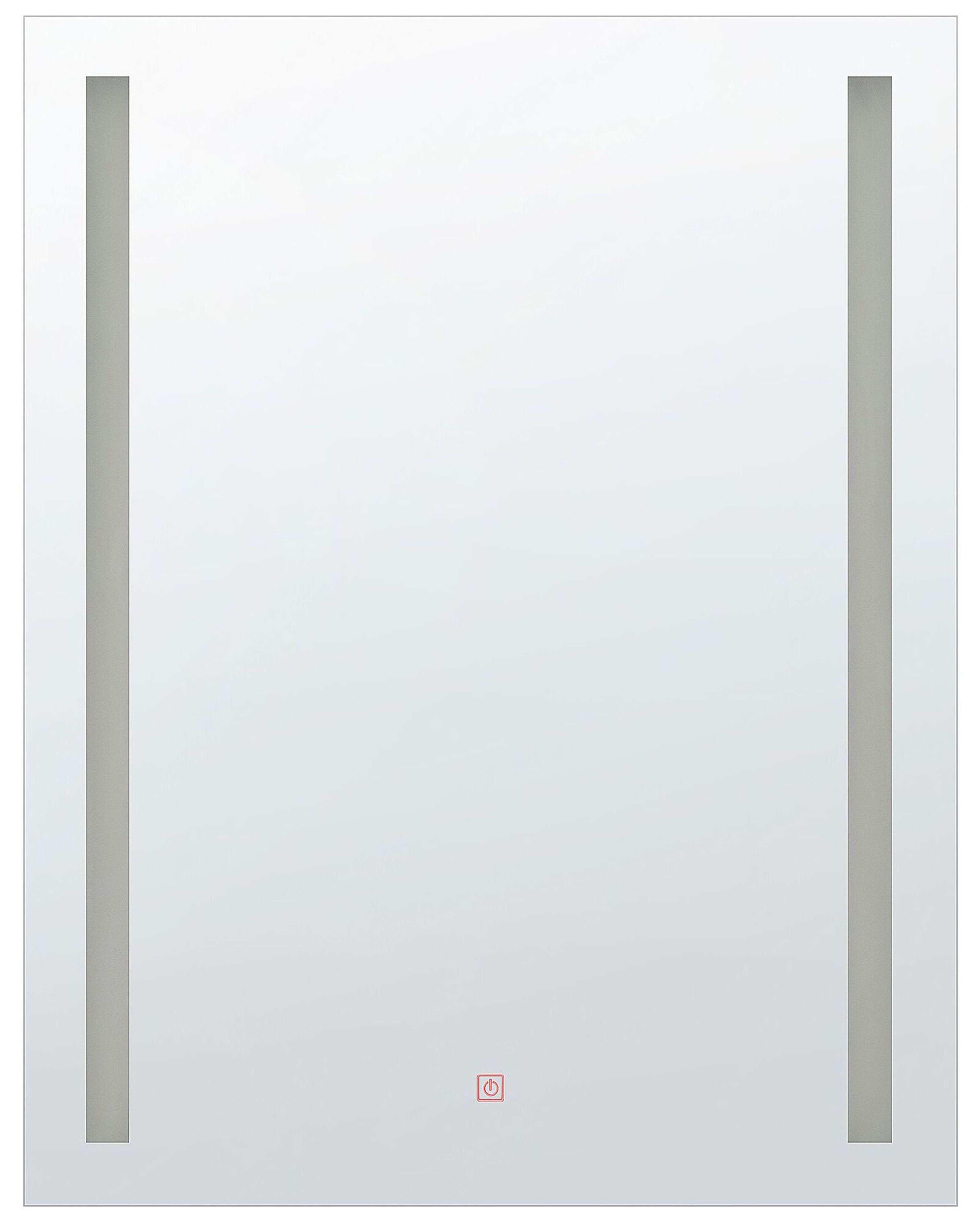 LED Bathroom Mirror MARTINET 60 cm 80 cm Silver