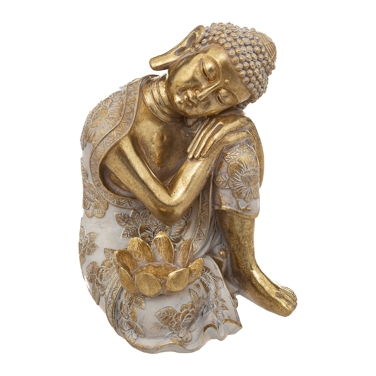 Statue "Buddha" Gilt, H.23 cm