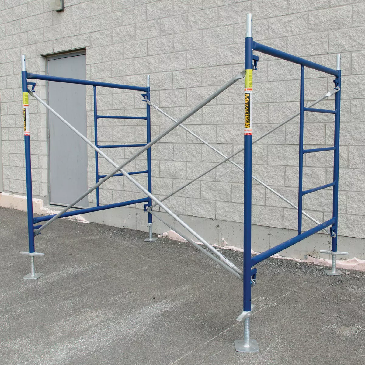 MetalTech 7 Ft. x 4 Ft. Galvanized Steel Scaffolding Cross Brace For Frames