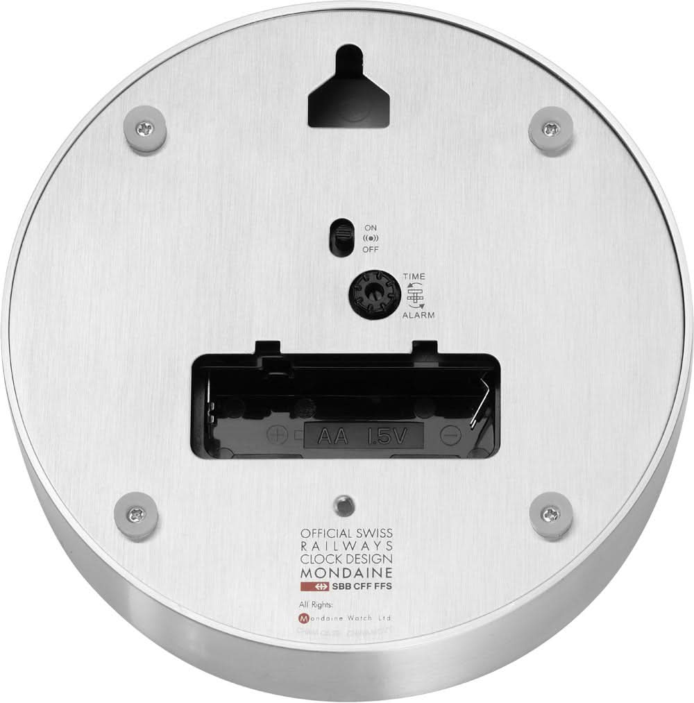 Mondaine SBB Magnetuhr A997.MCAL.66SBV Unisex-Uhr • Schweizer Bahnhofsuhren-Design • Ikonische rote Sekundenkelle