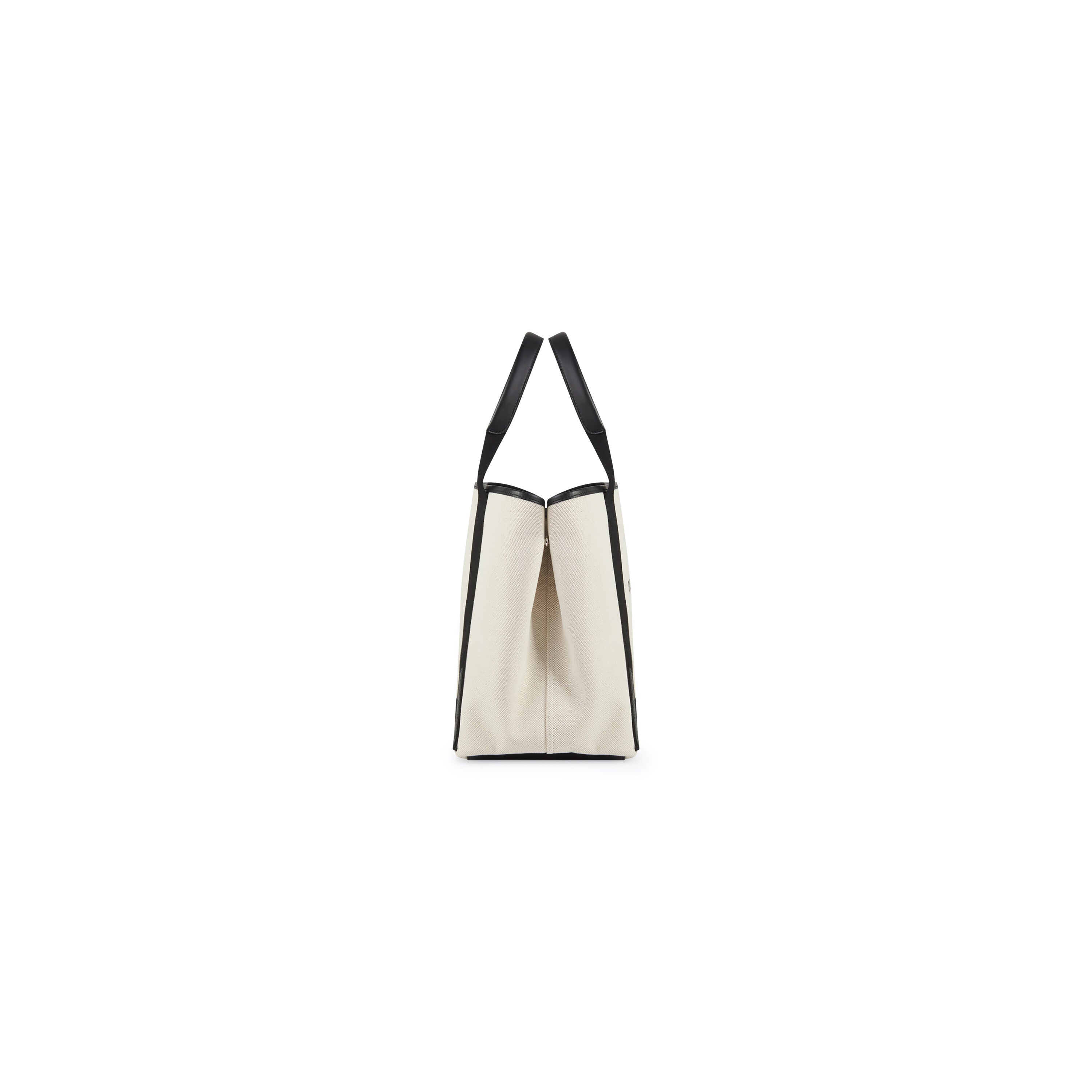 WOMEN'S NAVY MEDIUM CABAS IN BEIGE - Replicaclubs