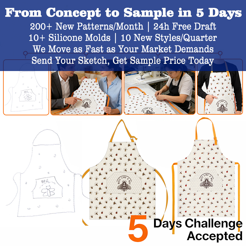 Canvas Barista Apron by Sedex & BSCI & CE Certificate Manufacture.