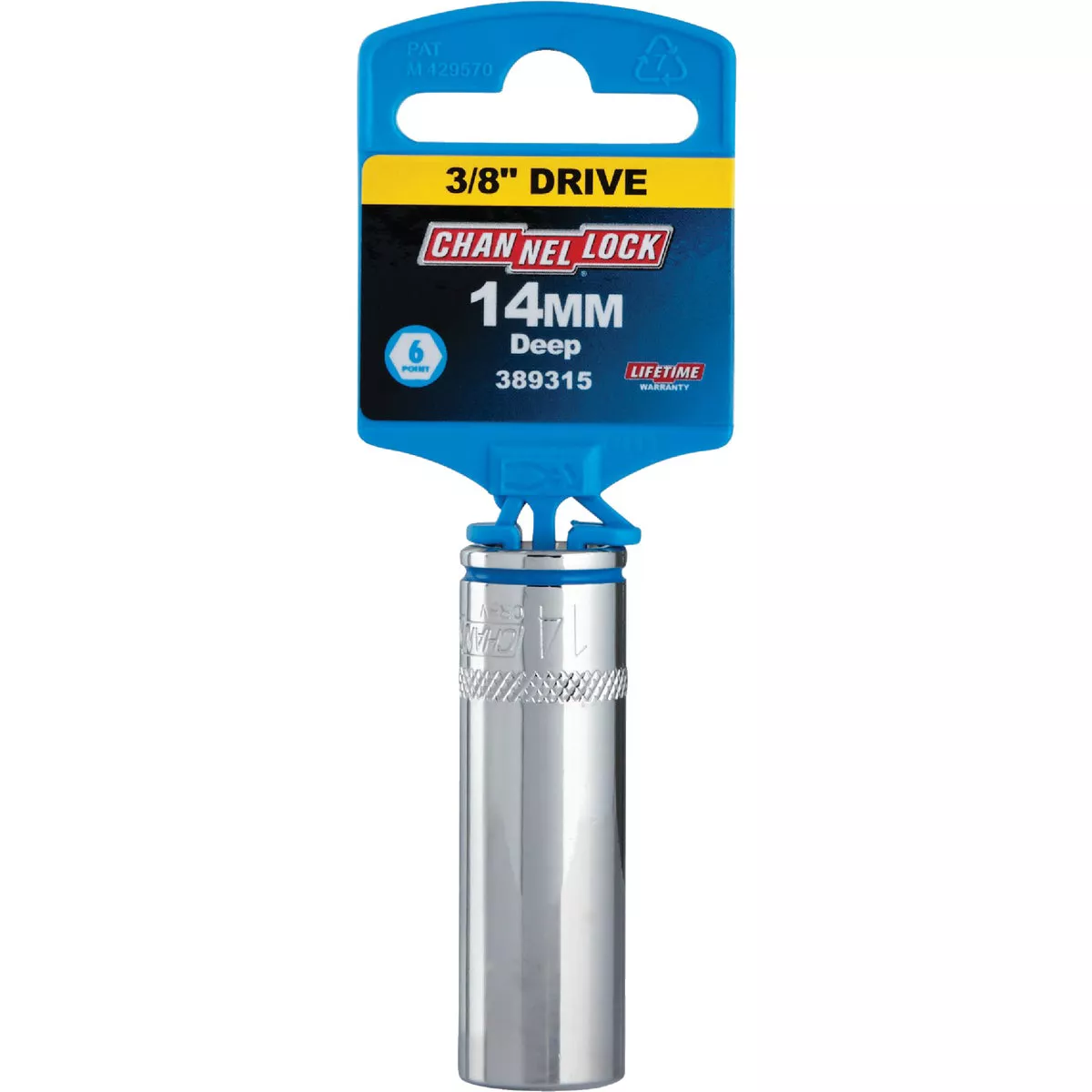 Channellock 3/8 In. Drive 14 mm 6-Point Deep Metric Socket