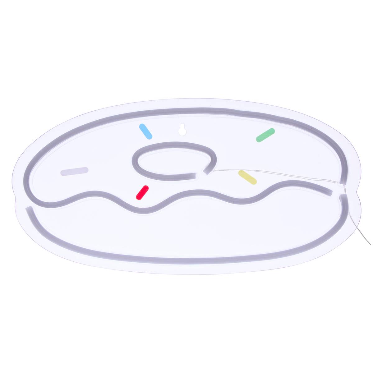 LED Neon "Donut" Usb, Multicolor, 37x1.5 cm