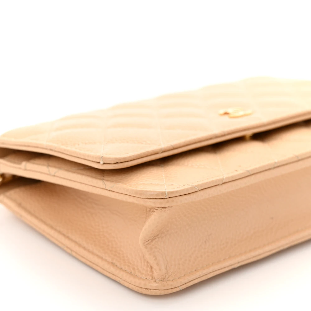 Chanel Beige Quilted WOC Replica – Mirror Quality Handbag1:1High-quality replica