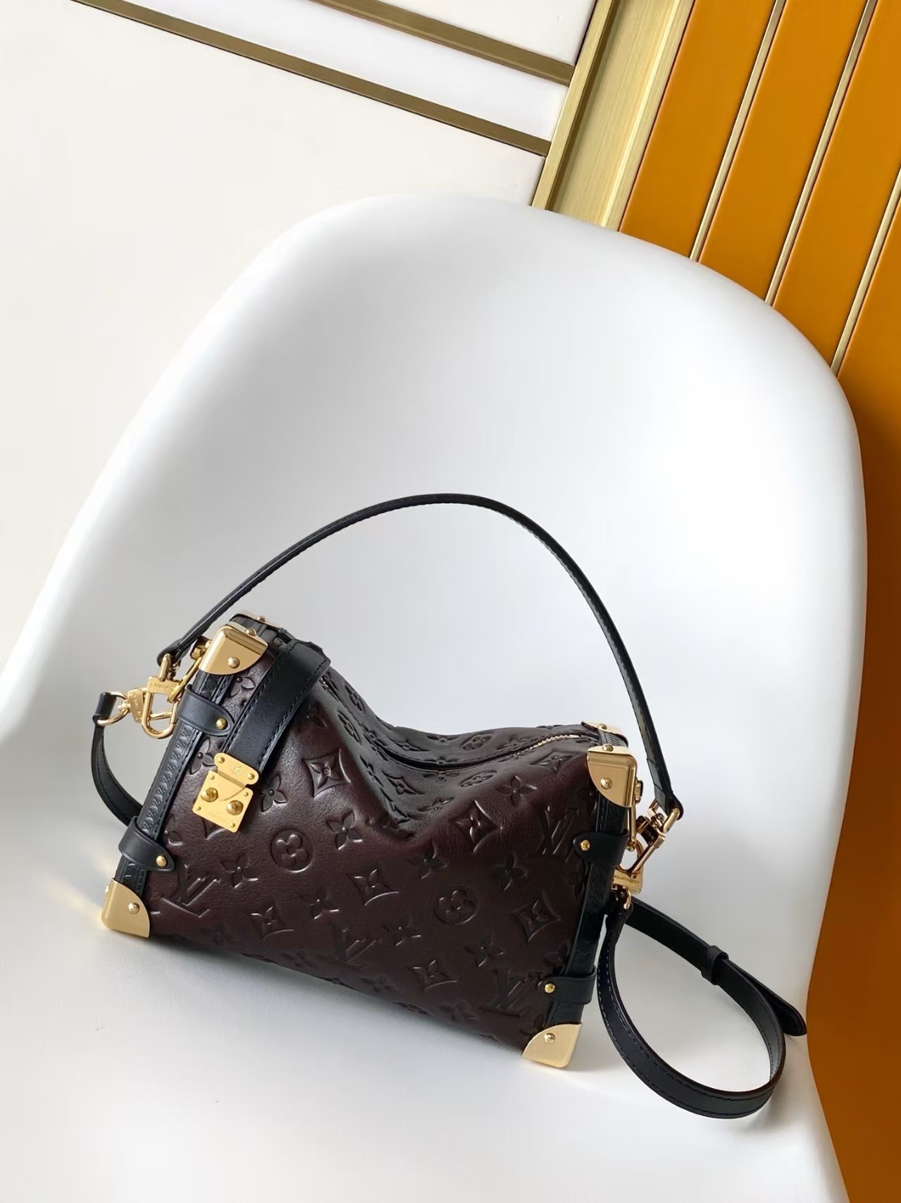Louis Vuitton Side Trunk Medium HandBag1:1High-quality replica