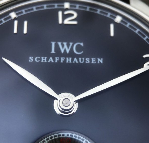 Replica IWC ZF Portuguese IW545407 Black Dial Leather Strap A6498 - Top club