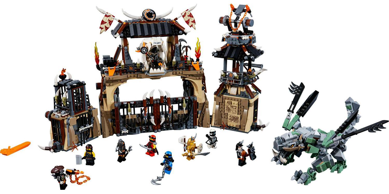 Alternative view of LEGO Ninjago Dragon Pit 70655 Ninja Dragon Building Toy