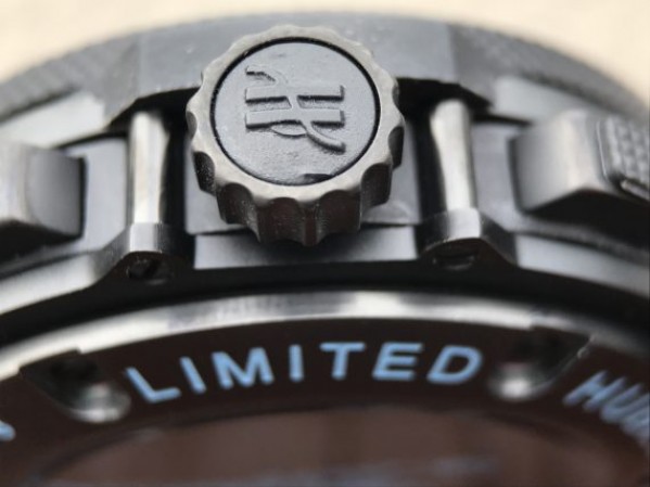 Replica Hublot Big Bang Full Ceramic Maradona Limited Edition Black Gummy Strap A7750 - Top club