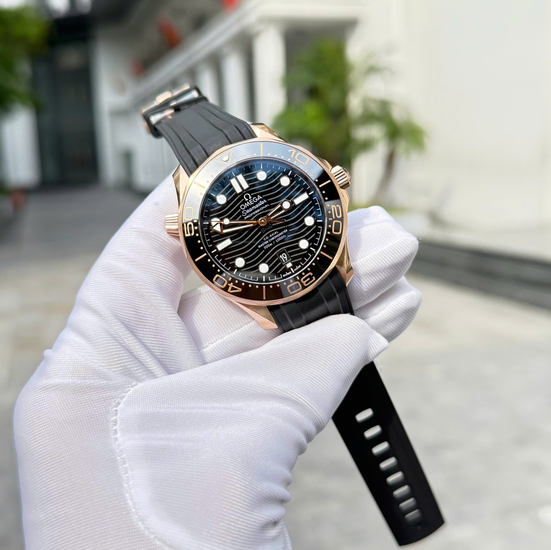 Omega High End Watch Replicas Seamaster Diver 300M Sedna? Black Rubber Strap VS Factory 42mm - Top club
