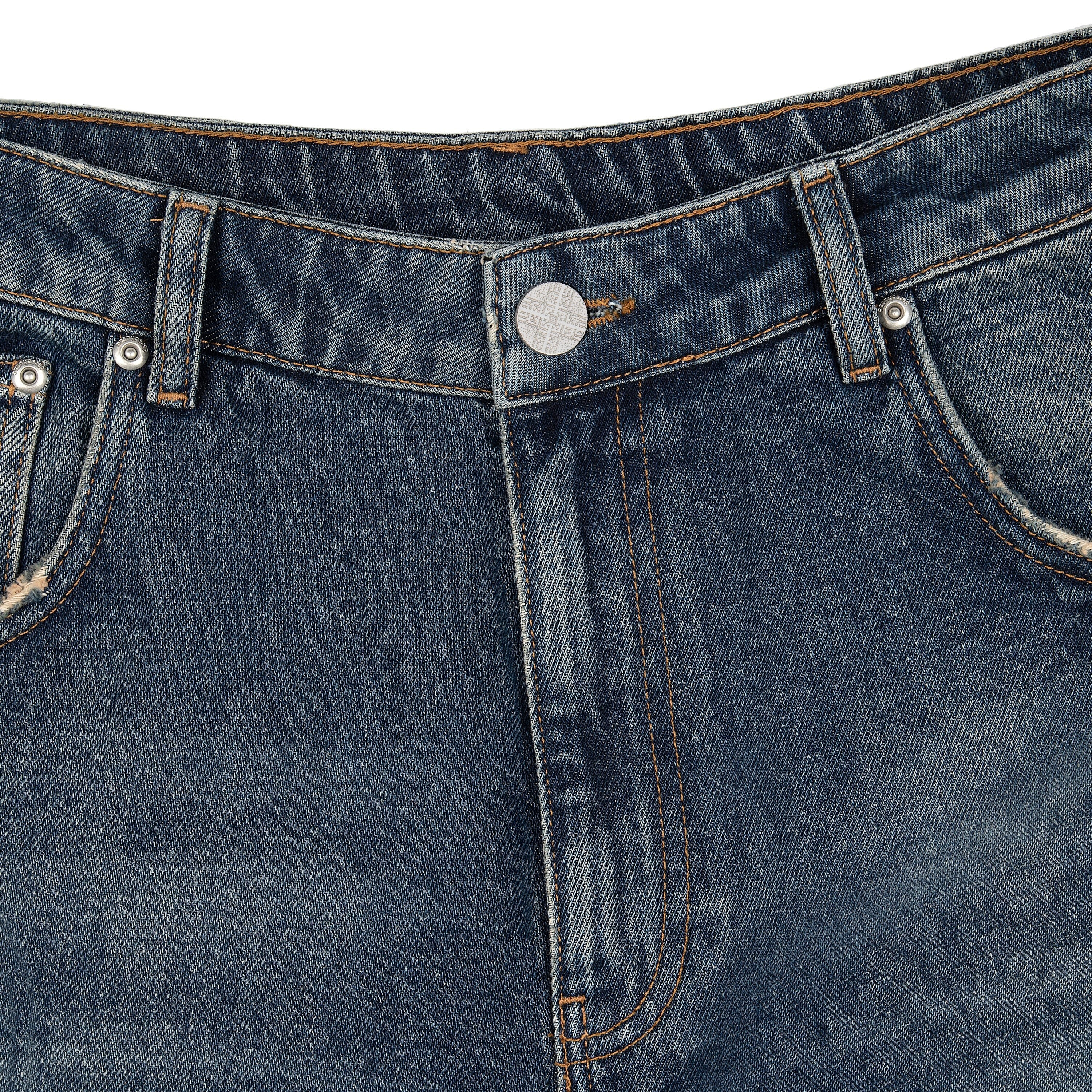 "aziza" dark indigo Denim