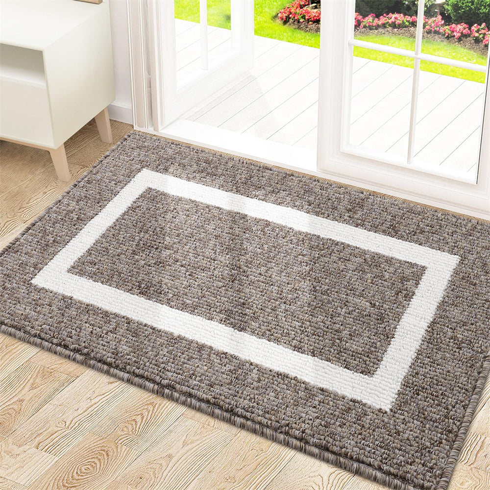 WelkomstLuxe | Duidelijk Vuilbestendige Antislip Voetmat voor Buiten