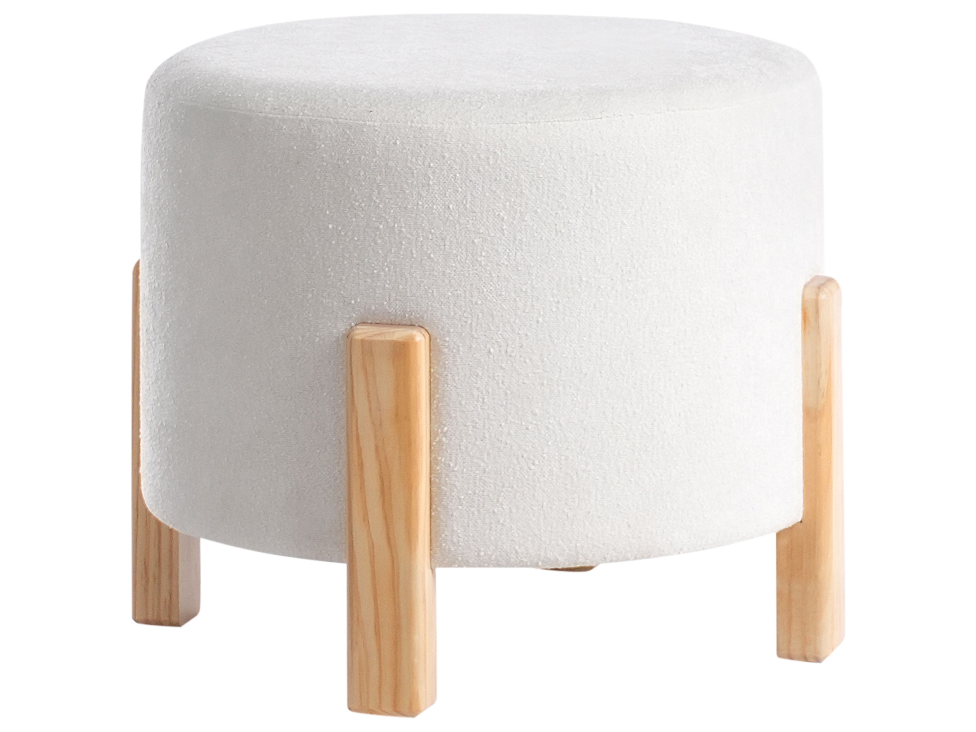 Pouffe TERRY Chenille Off-White