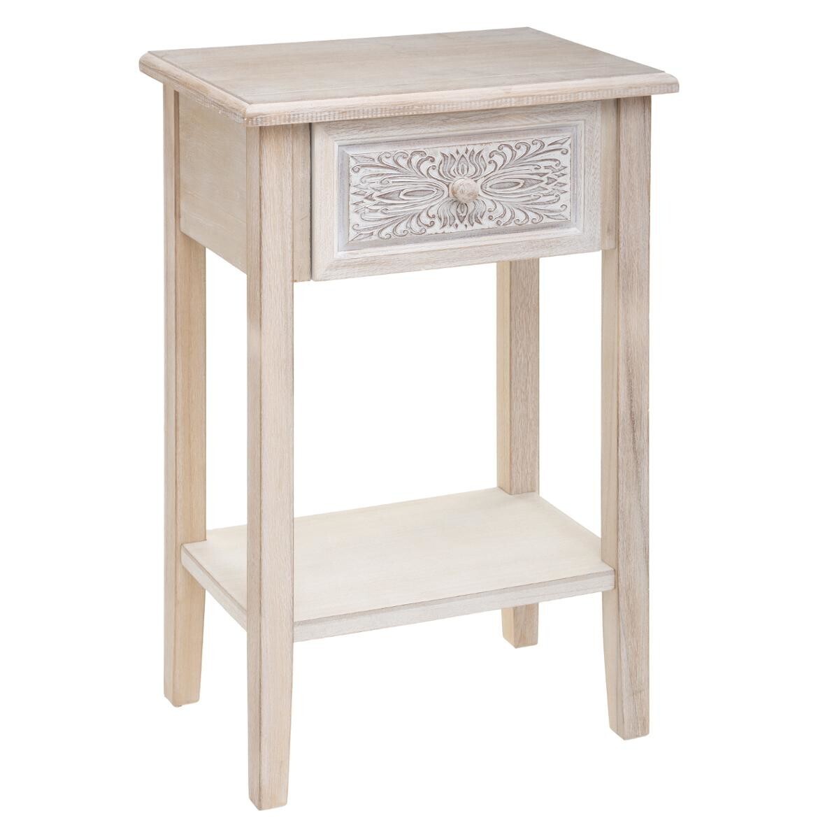 Bedside table "Hina" White, H.67,5 cm