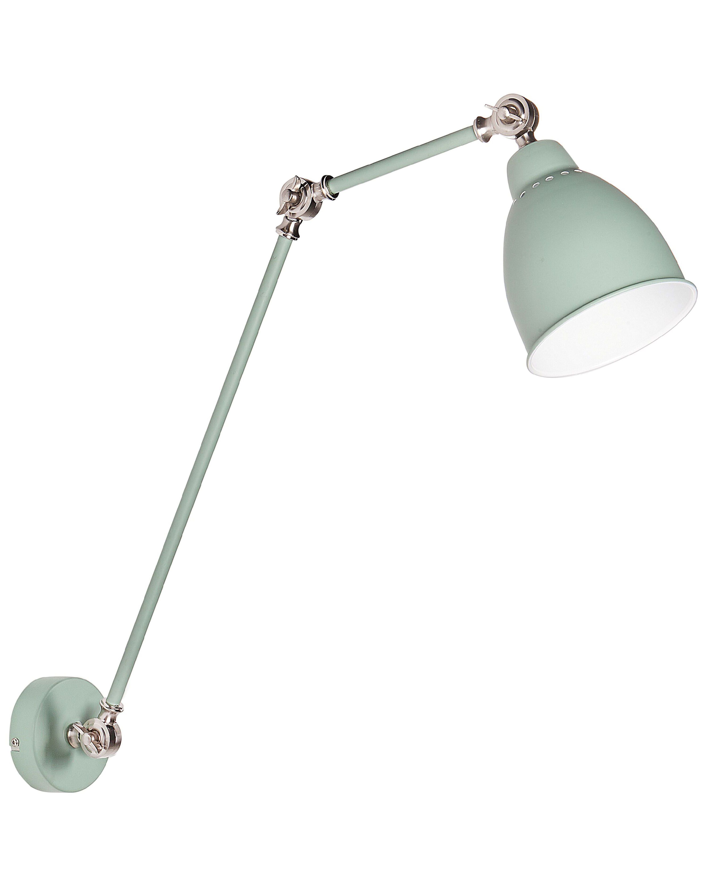 Wall Lamp MISSISSIPPI Adjustable Metal Light Green