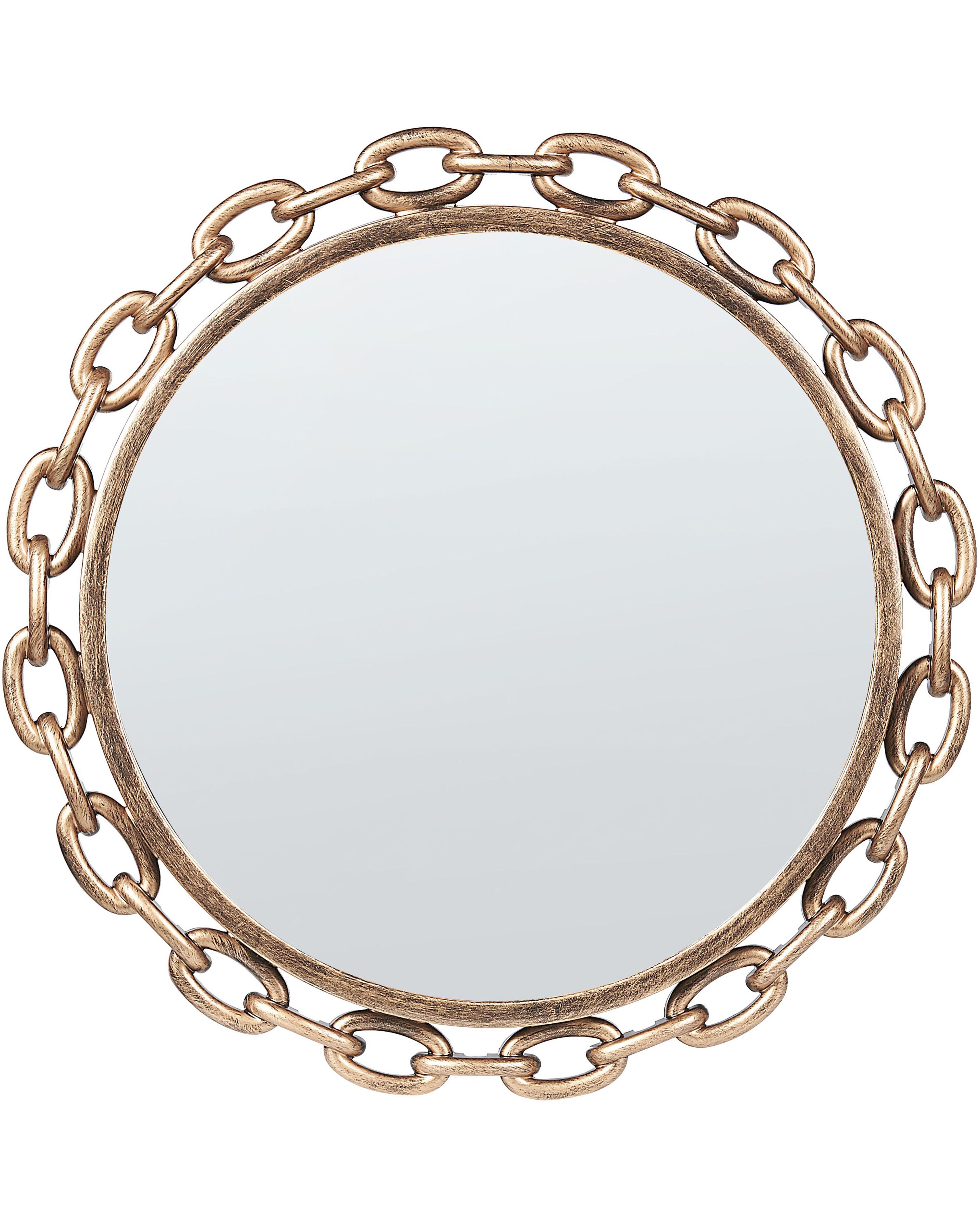 Wall Mirror YEBRA 46 cm 46 cm Gold