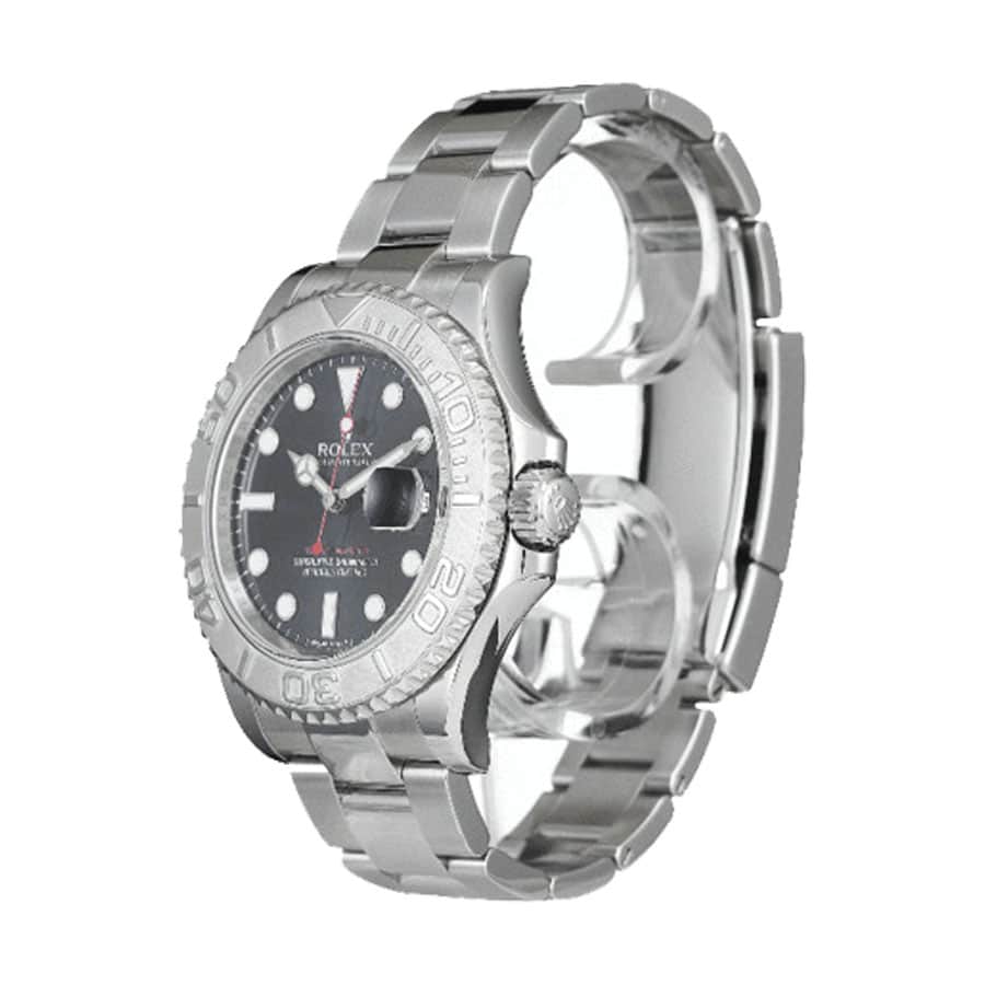 Rolex Yacht-Master 116622 Stainless Steel Dark Rhodium Dial Replica - Elite Watch Atelier