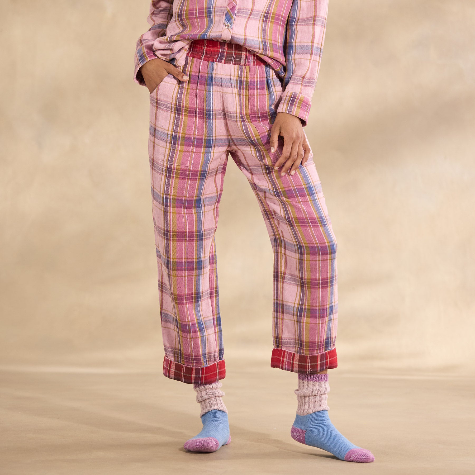Martina Plaid Pajama Bottoms - Sundance Clothing