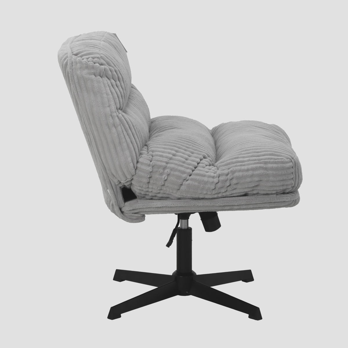 Fotel CORDIVO sztruksowy obrotowy ceglasty 66x71x83 cm