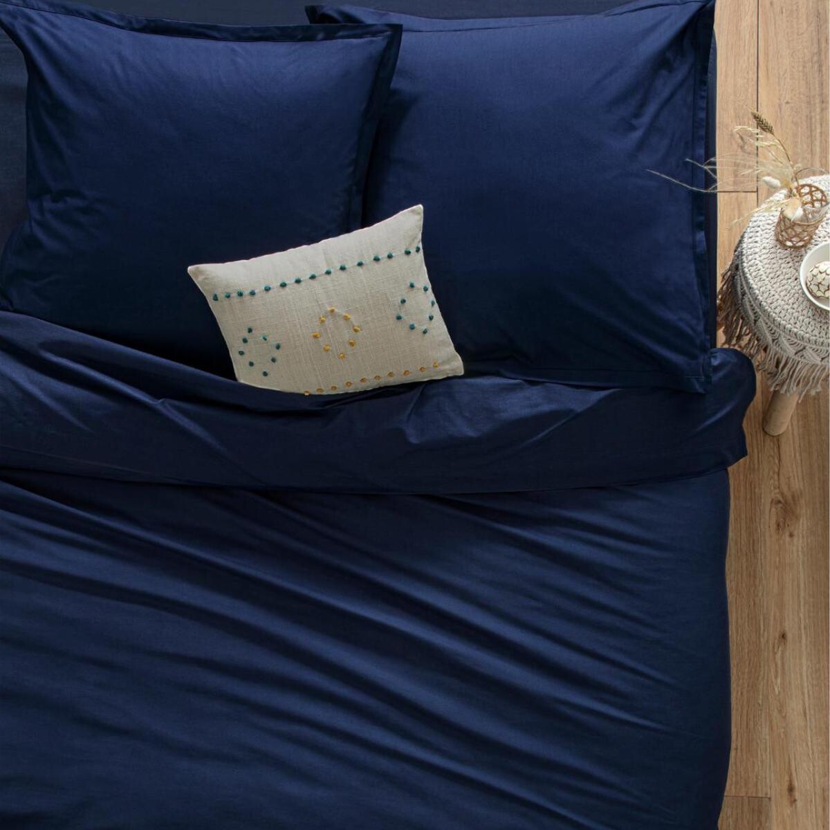 Cotton sheet Ink blue, 240x290 cm