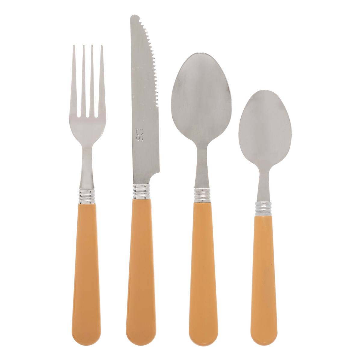 24-piece cutlery set "Colorama" Yellow