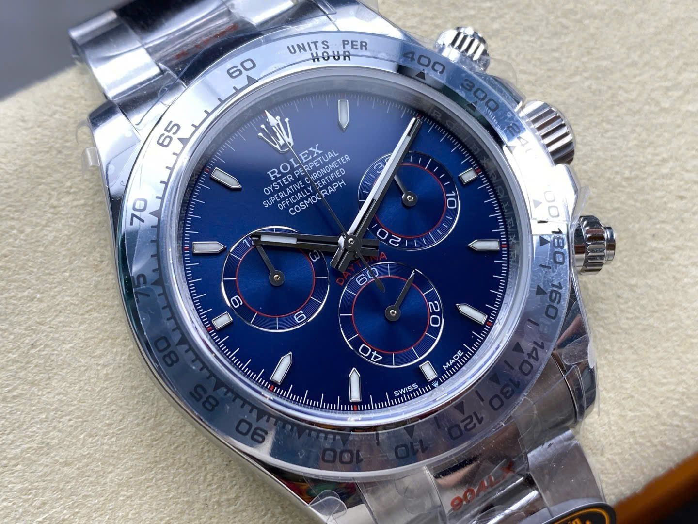 Rolex Cosmograph Daytona 126509 Copies Watches Blue Dial Weight 178 Grams QF Factory 40mm - Top club