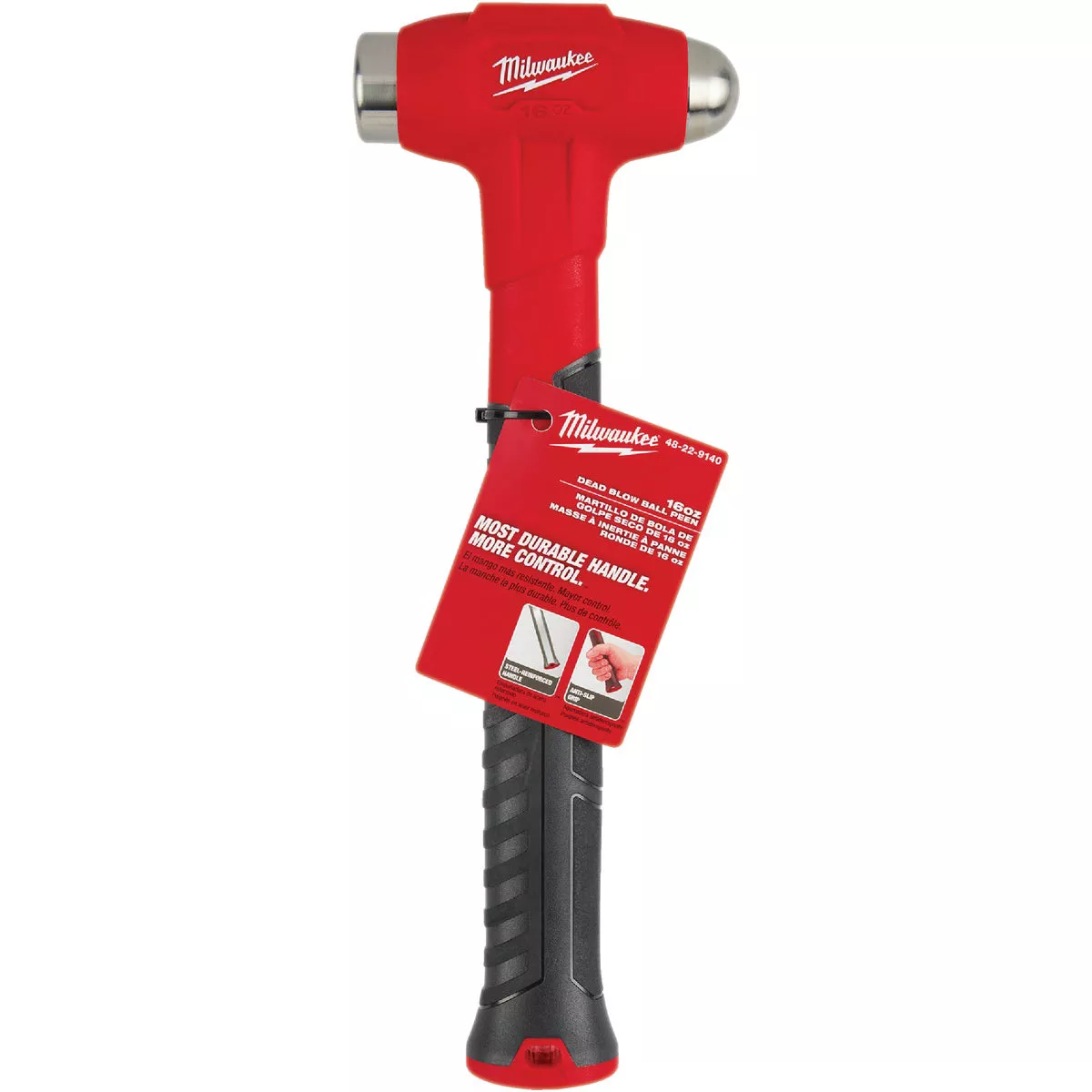 Milwaukee 16 Oz. Dead Blow Ball Peen Hammer