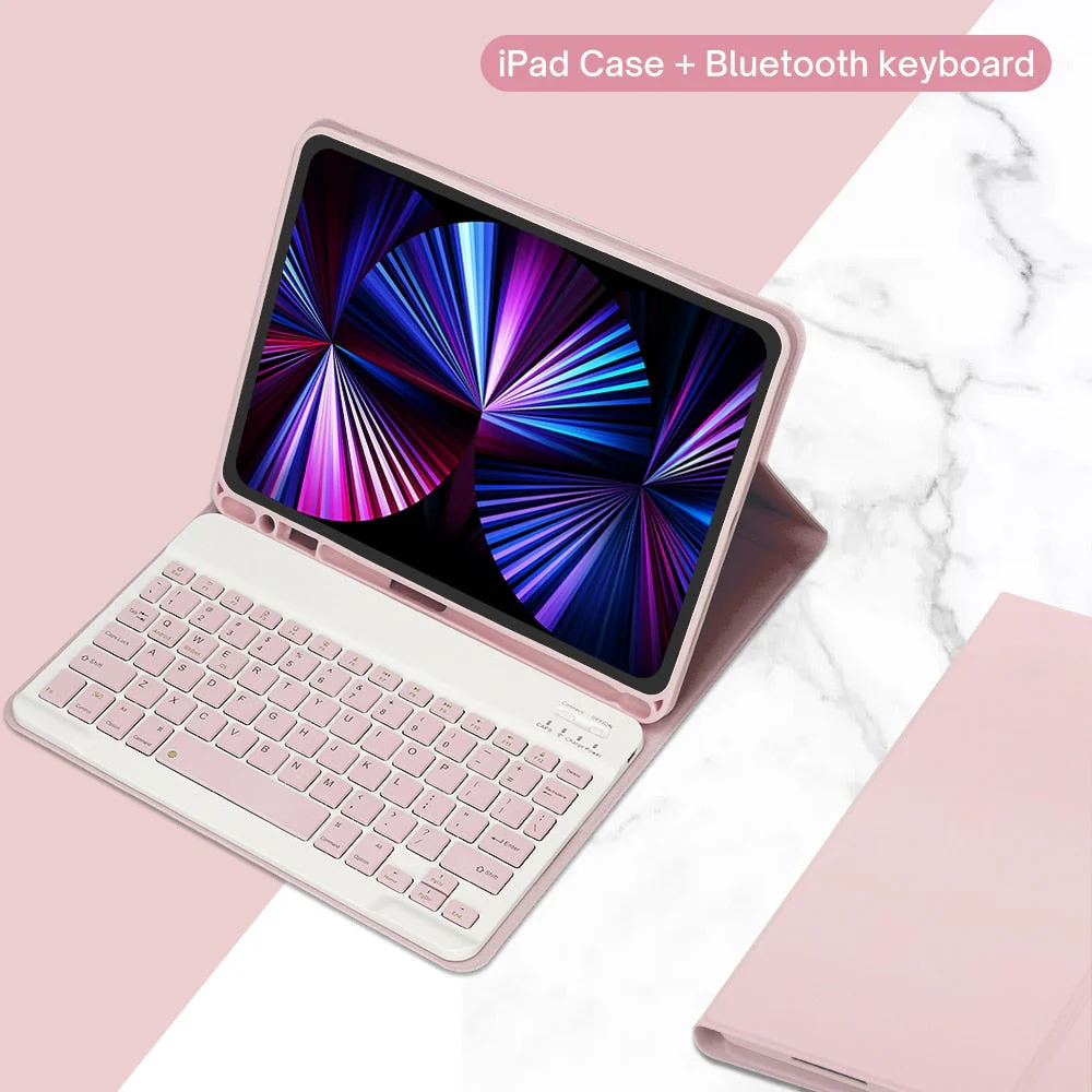 PU Leather iPad Case with Stand and Keyboard - Wholesale & Influencer