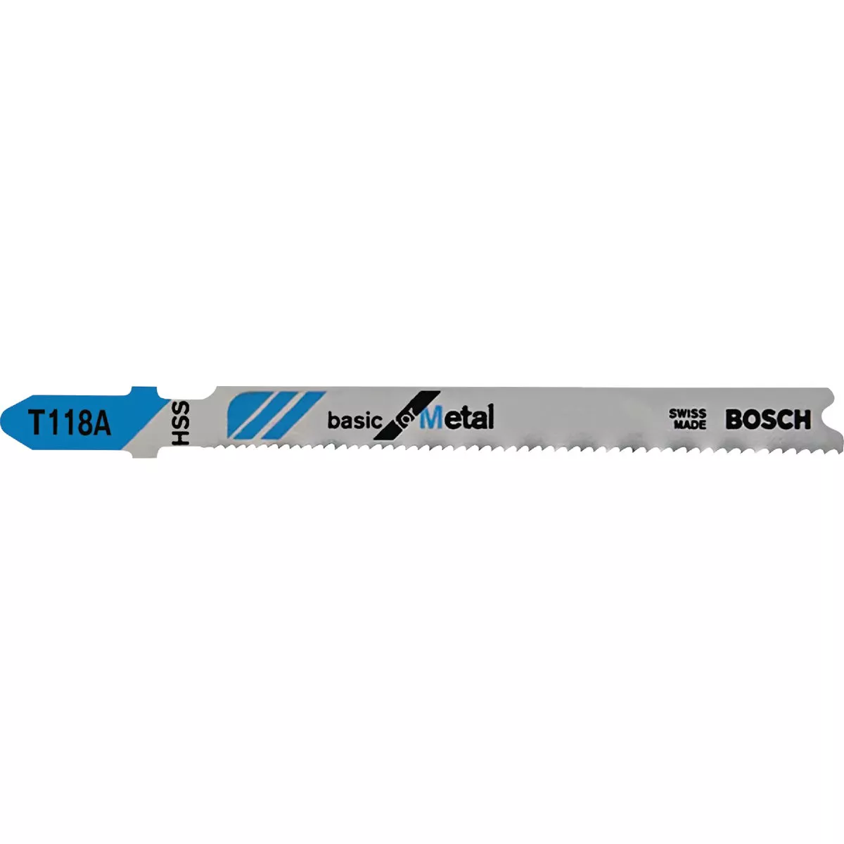Bosch T-Shank 3-5/8 In. x 24 TPI High Carbon Steel Jig Saw Blade, Basic for Metal (5-Pack)