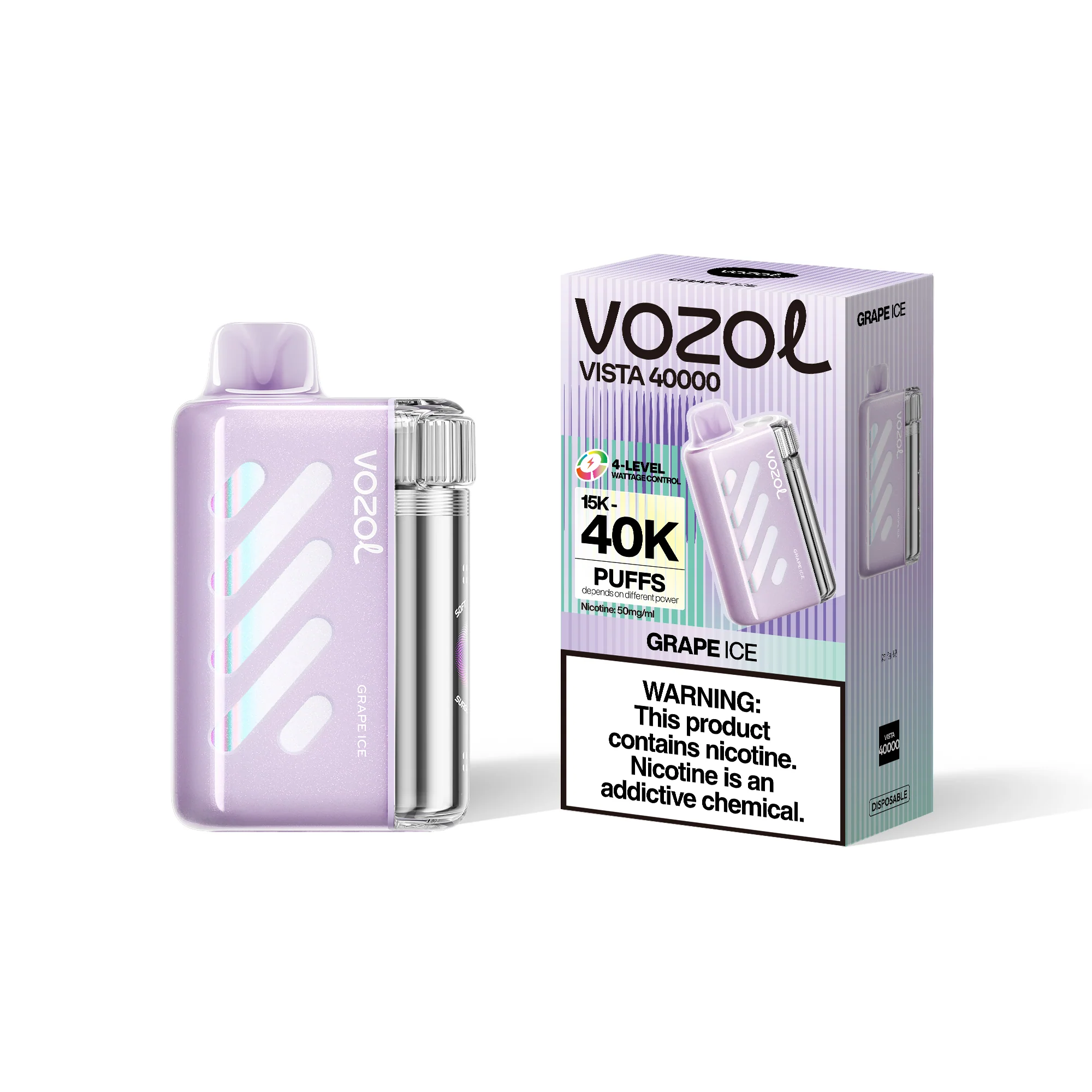 VOZOL VISTA 40K jednorazowy e-papieros (wszystkie smaki)