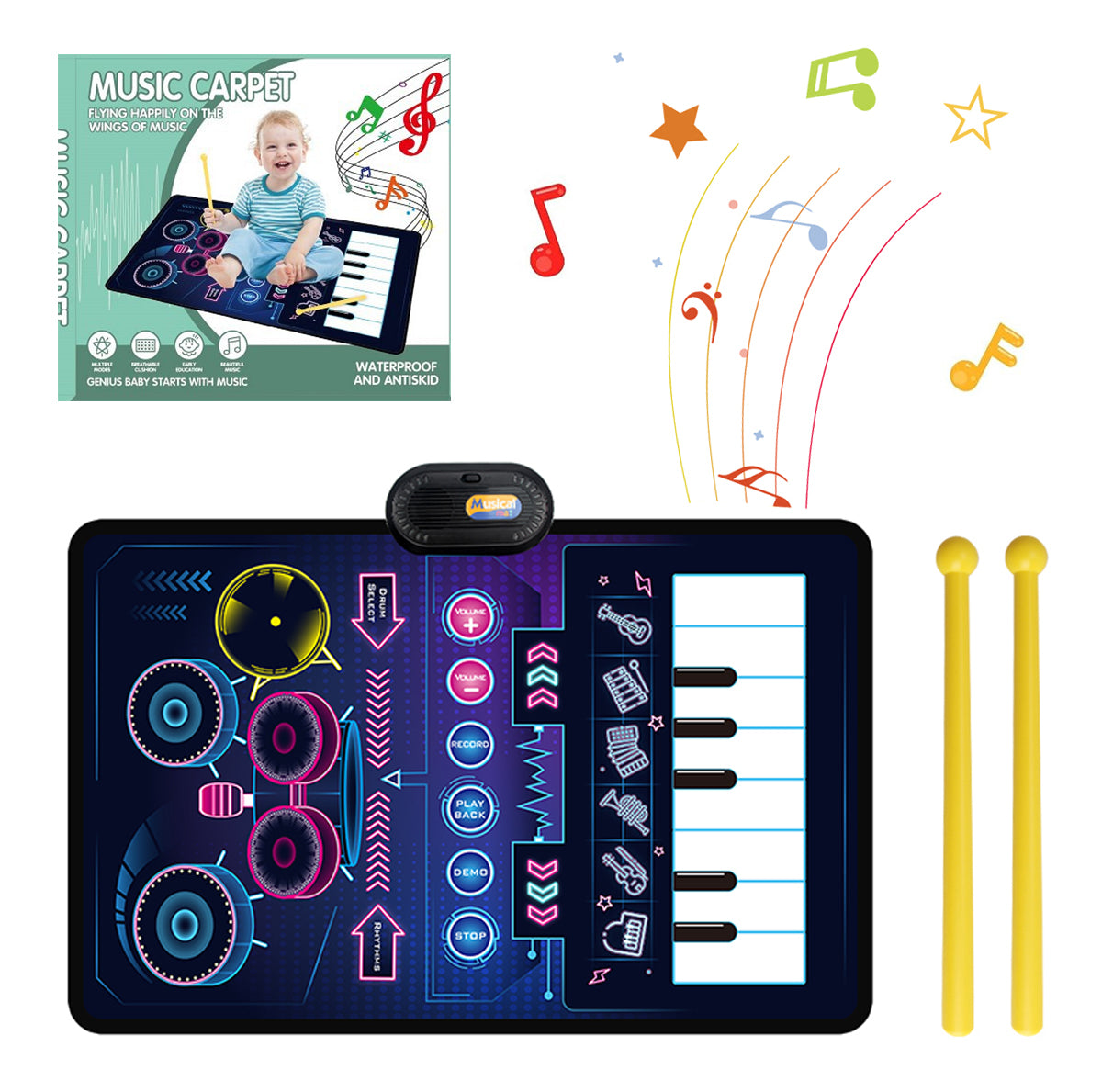 MuziekMat | Interactieve Piano Speelmat