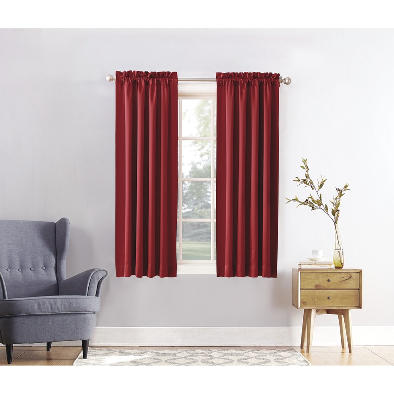 Wave Room-Darkening Panels and Madison Room-Darkening Window Collection - MIDNIGHT VELVET CATALOG