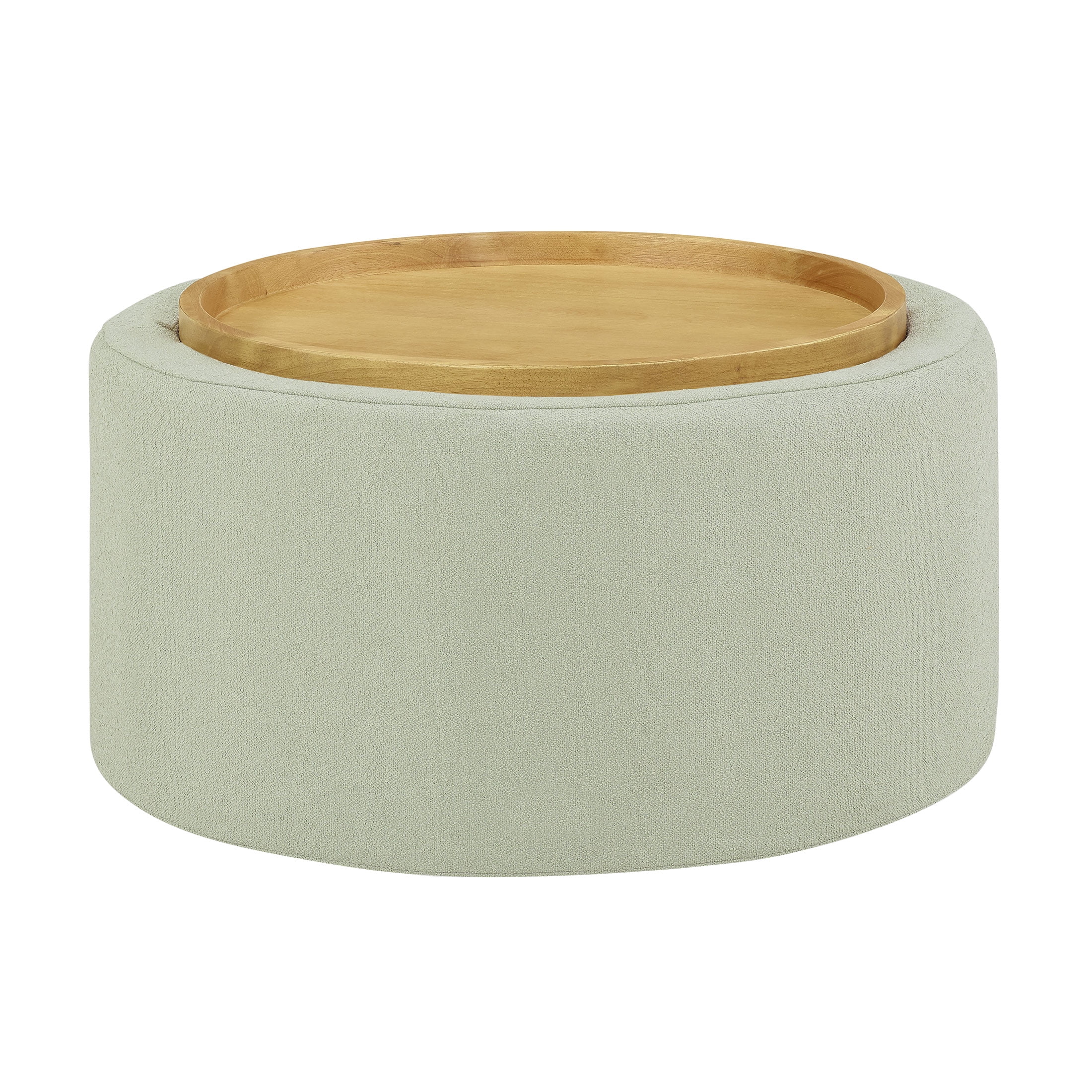 Beautiful Drew Stowaway Coffee Table with Storage by Drew Barrymore, Cream - Image 12