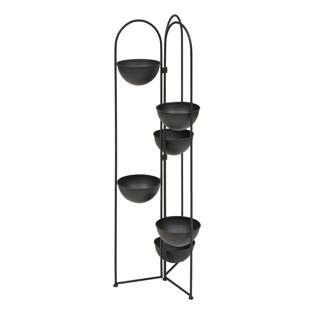 Plant Stand "Reso" Black, 124x42 cm