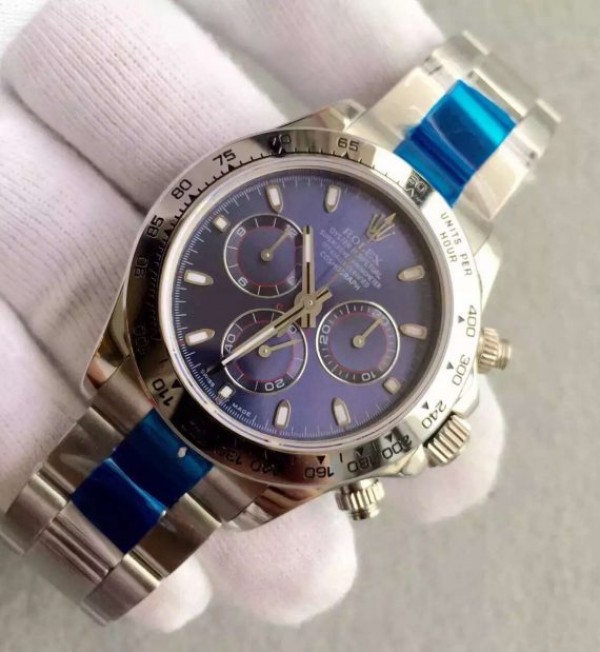 Replica Rolex Daytona Baselworld 116509 Blue Dial SS Bracelet A4130 - Elite Watch Atelier